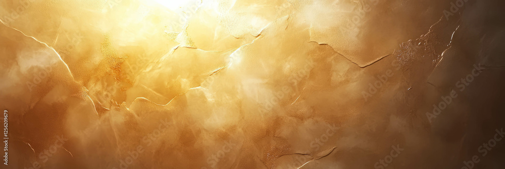Poster venetian plaster features high gloss finish with bright reflections creating luminous background