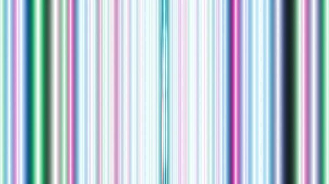 Loop 3d animation of colorful vertical lines creating a dynamic visual effect