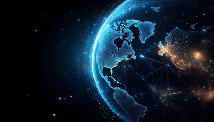 planet earth in space