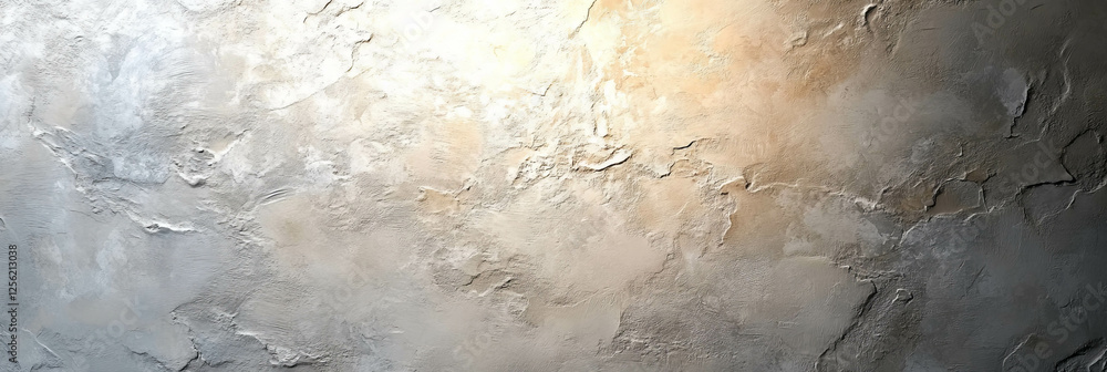 Poster subtle textured pattern of venetian plaster with uniform lighting in a bright backdrop