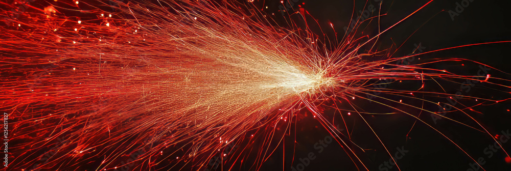 Poster sparkling red overlay texture creating vibrant visual impact for design projects