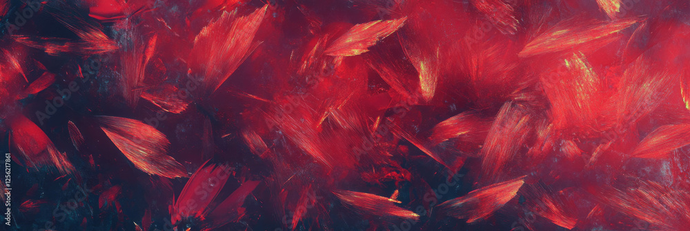 Poster beautiful red sparks overlay texture creating a vibrant atmosphere for design projects