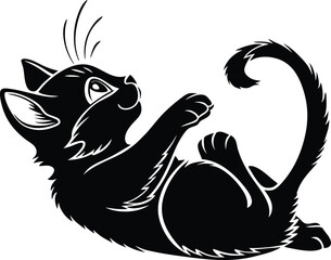Cute Cat silhouette 