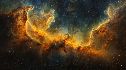 Fototapeta premium Stunning Cosmic Nebulae: A Breathtaking View of the Universe