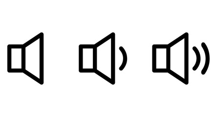 Vector music icon sheet, three set music icons, png music icon set