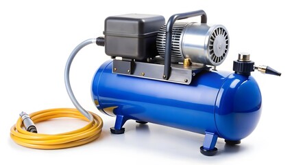 Blue Air Compressor with Hose