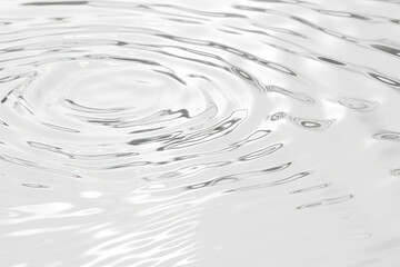 Serene monochrome ripples png water overlay effect, transparent background