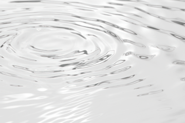 Serene monochrome ripples png water overlay effect, transparent background