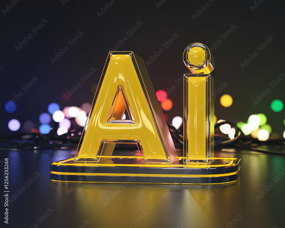 Poster A sleek 3D visualization of the 