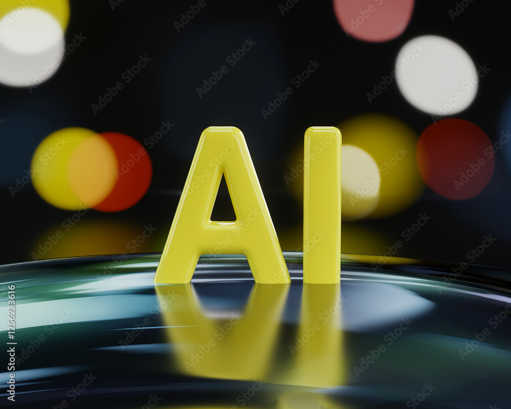 Poster A sleek 3D visualization of the 