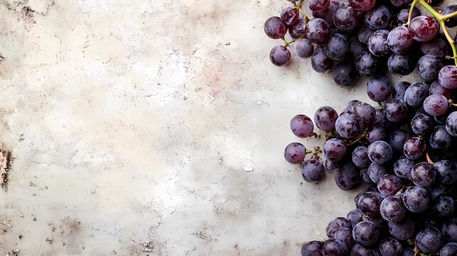 grape graphic for culinary use, abstract style, vibrant tones, textured background, perfect for cookbooks, magazines, and advertisements, creative flair