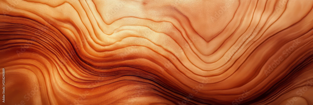 Poster wooden table top with smooth texture and distinct wood grain for stylish background use