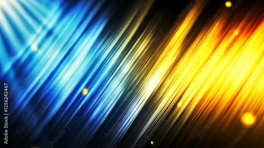 Poster colorful light streaks create a dynamic background for creative art and design projects