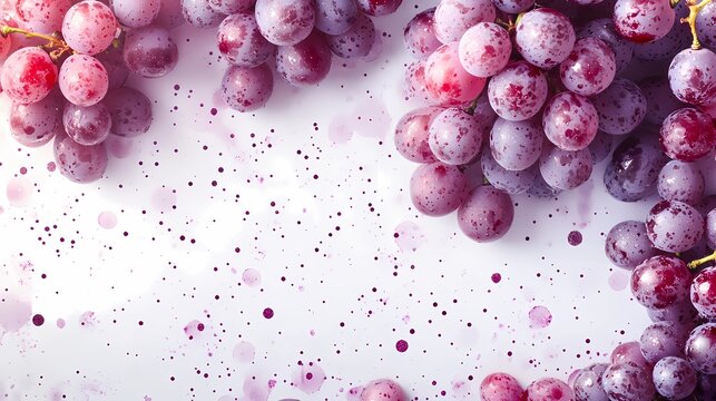 grape graphic for culinary use, abstract style, vibrant tones, textured background, perfect for cookbooks, magazines, and advertisements, creative flair