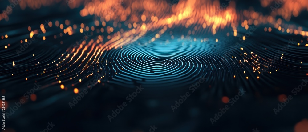 Poster abstract representation of water ripples illuminated by warm light, creating a serene atmosphere