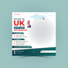Social Media Post Design For UK Study