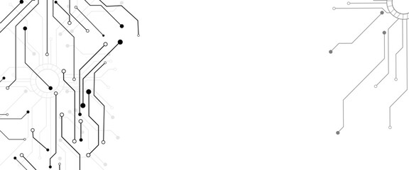 Digital technology futuristic internet network speed connection white background.