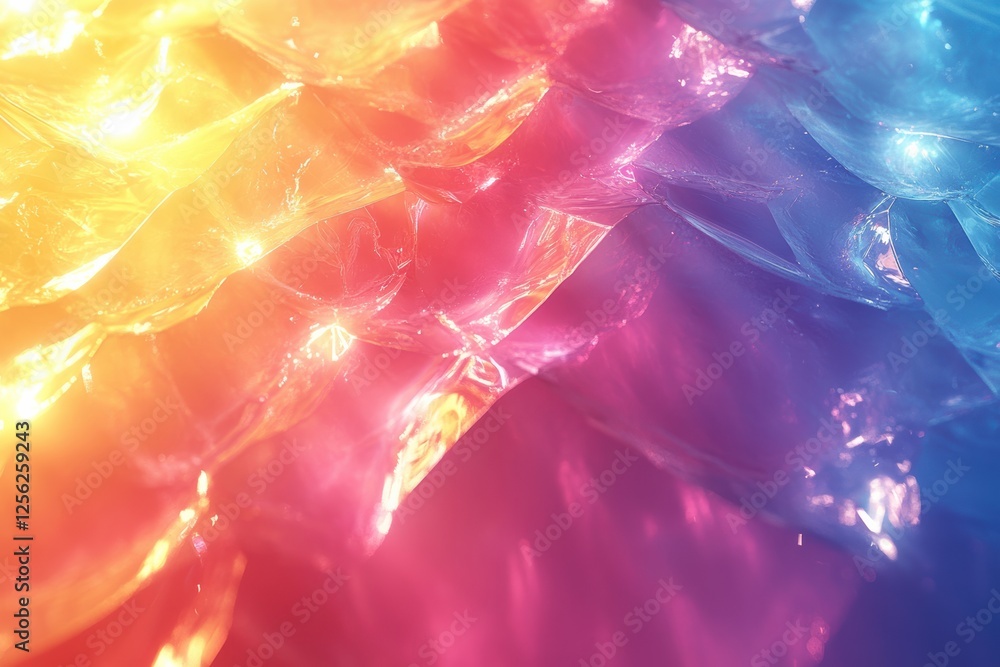 Leinwandbilder A vibrant abstract background featuring a blend of colorful light patterns, creating an energetic and dynamic visual experience.