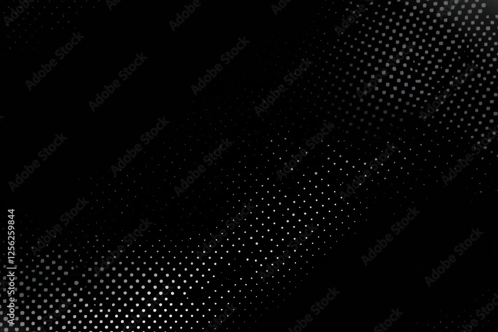 Aufkleber abstract black background with dotted pattern creating depth and texture for design use