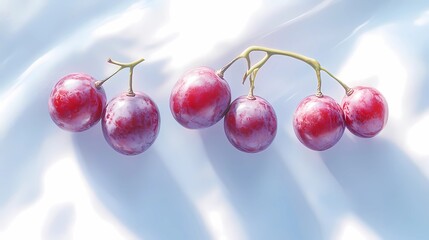grape artwork for cooking projects, comic style, bold colors, fun design, great for kids' recipes, educational content, and apps, playful touch