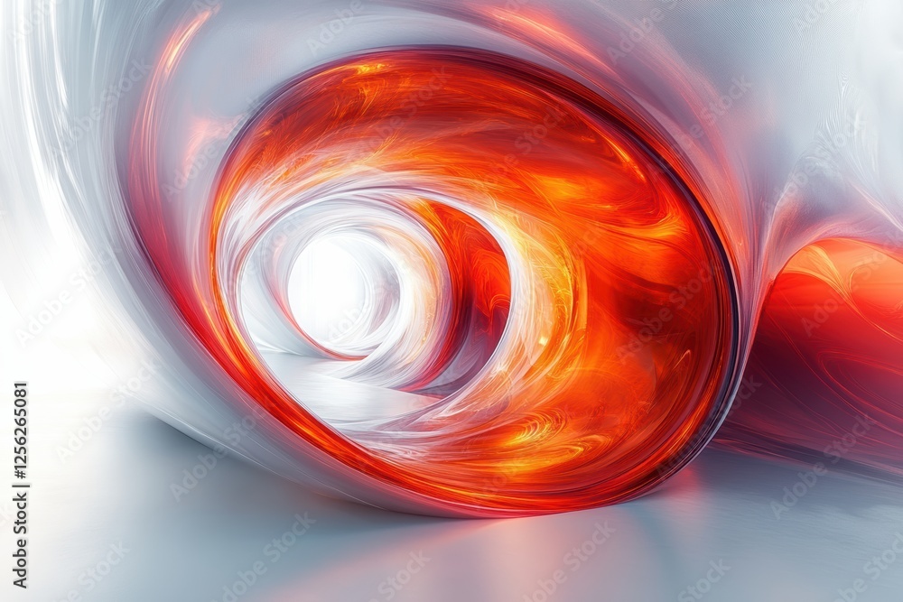 Poster an abstract swirl of vibrant colors blending seamlessly, creating a dynamic motion effect that evoke