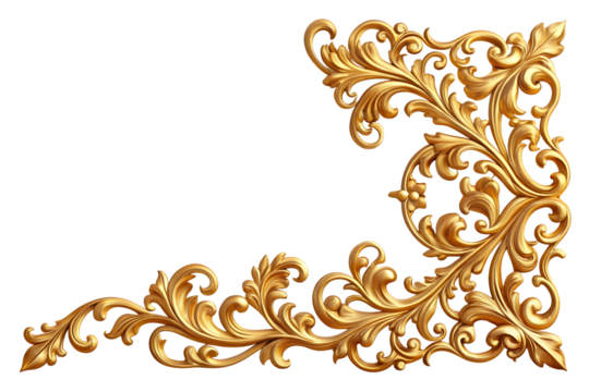 golden floral ornament