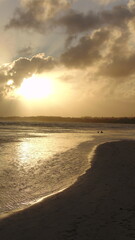 Coucher de soleil sur la mer