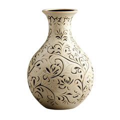Elegant Handcrafted Ceramic Vase with Intricate Design