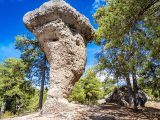 Enchanted city of Cuenca mountain range, Spain