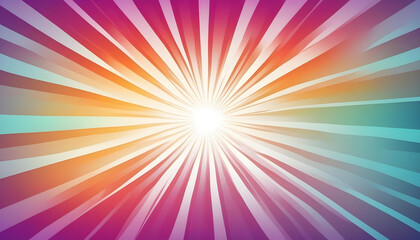 Obraz premium Abstract Gradient Sunburst Background with Rays