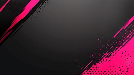 Pink, black abstract art; design background