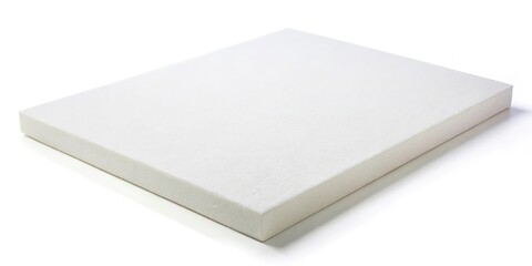 White Rectangular Object on White Background