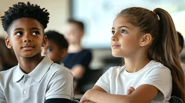 1_Diverse Students Engaged in Social Justice Learning in Classroom