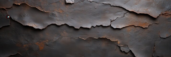 Brutal and chaotic metal texture with deep rust patterns
