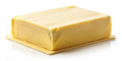 Butter Block on Dish