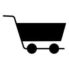 Shopping Cart Glyph Icon