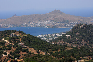 Obraz premium A view of Bodrum, Turkey.