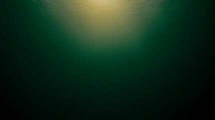 Obraz premium Underwater light beam, dark ocean
