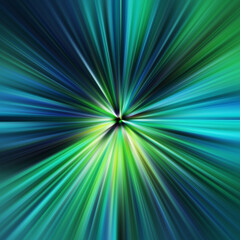 Colorful zoom motion effect. Abstract background.