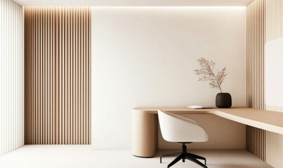 Minimalist Interior with Modern Furniture and Decor Elements