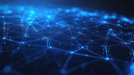 Obraz premium Blue Geometric Business Background