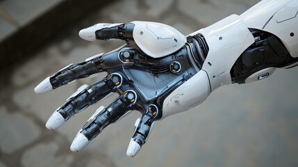 Fototapeta premium AI, machine learning, and big data analysis are creating innovative and futuristic technologies.