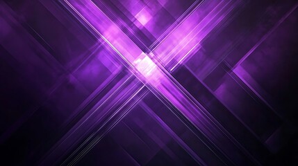 Purple abstract light cross