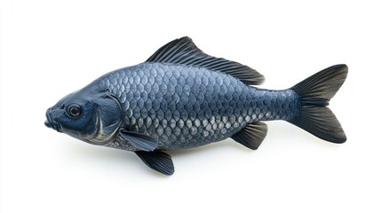 Swimming carp fish display underwater scene animal photography calm environment close-up view art and nature concept