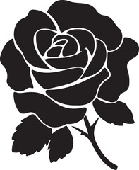 vector illustration of a rose
