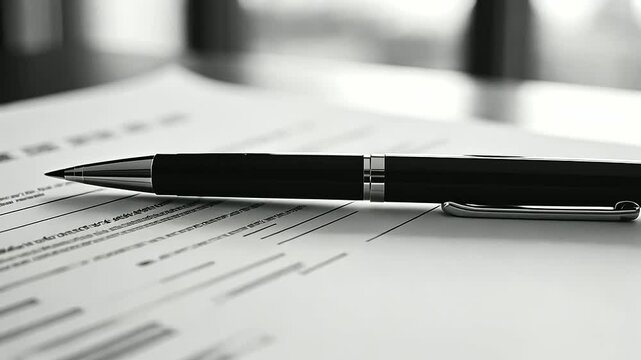 Close-up of Profit and Loss Statement on a Desk