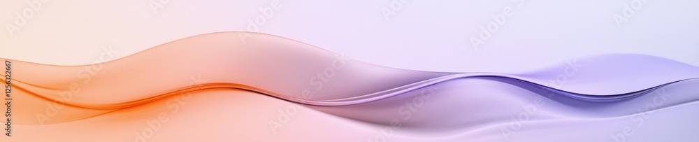Poster abstract background with a wave-like design. the wave is made up of different shades of orange and p