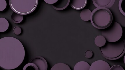 Purple circles background design