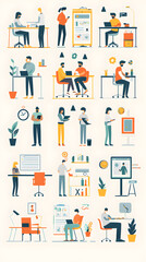 Quarantine Stay-Home Icons: Health, Safety, and Activities During Isolation for Remote Work, Communication, and Wellness.