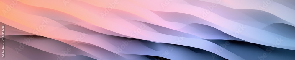 Poster abstract digital art piece with a gradient effect. it has a modern and minimalistic design with a co